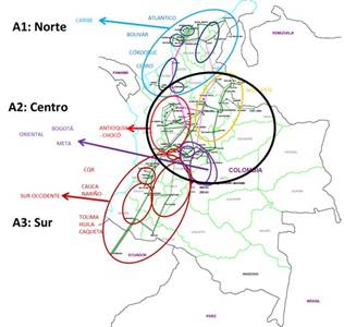 &Aacute;reas el&eacute;ctricas. Adaptado de 41. Fuente de datos 42.