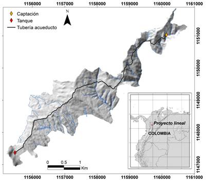 Mapa de localizaci&oacute;n de la zona de estudio.