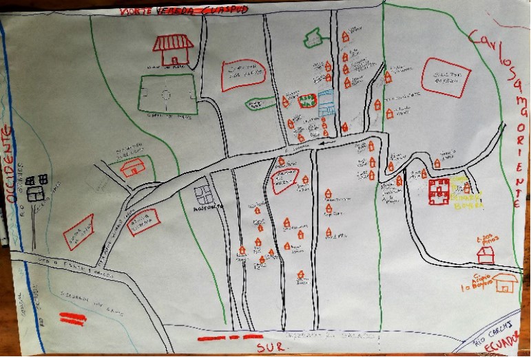 Cartografía social y calendario económico y cultural ASOINAP
