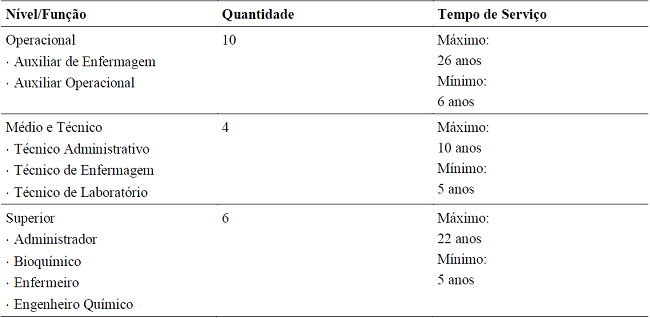 Perfil Profissional dos Participantes do Laboratório de Mudança
