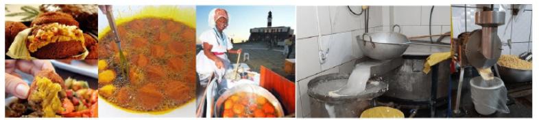 Acaraj� and the craft of the baianas de acaraj� and the mechanization of the ready-made batter.