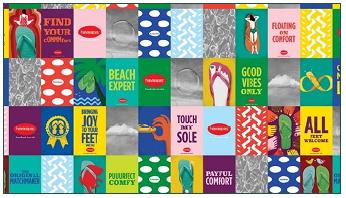 Posters of the &ldquo;Havaianas Global Campaign 2019.