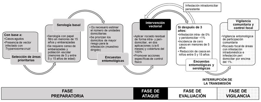 Estrategia para la interrupci&oacute;n de la transmisi&oacute;n vectorial intradomiciliaria de la enfermedad de Chagas en Veracruz, M&eacute;xico