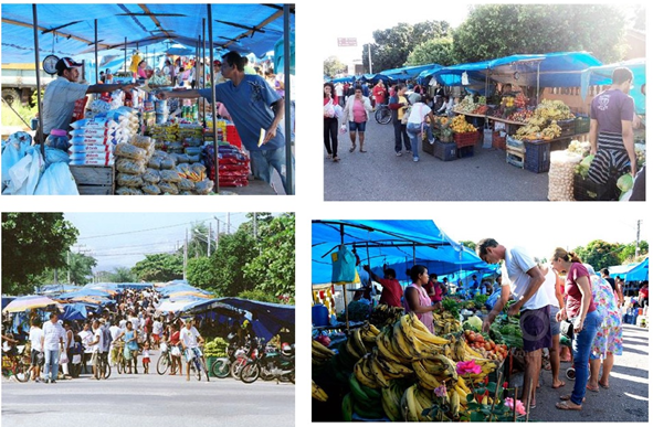 A feira livre de Corumb&aacute;