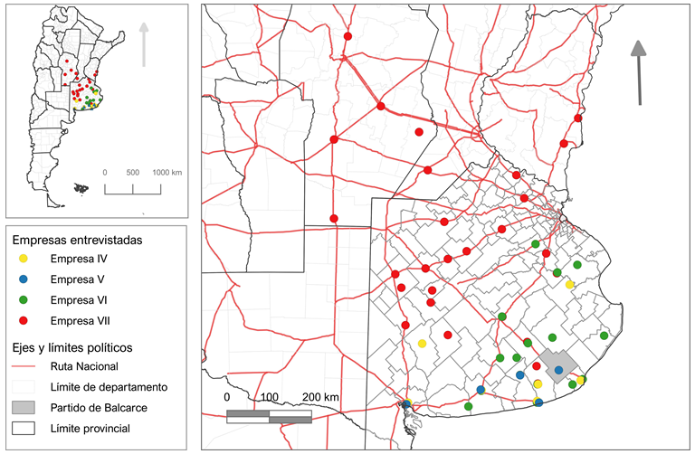 Red de centros de servicios de agronom�as y acopios regionales