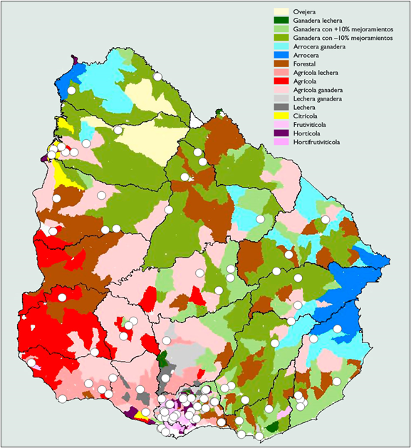 Grupos de mujeres rurales (2024) y regiones agropecuarias (2011)
