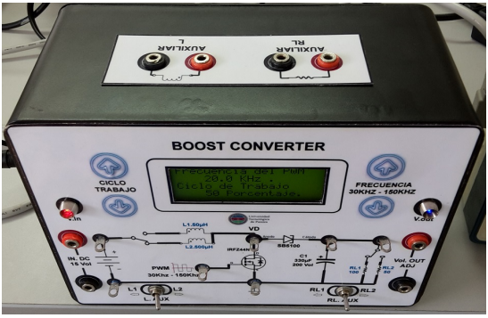 M&oacute;dulo experimental ensamblado.