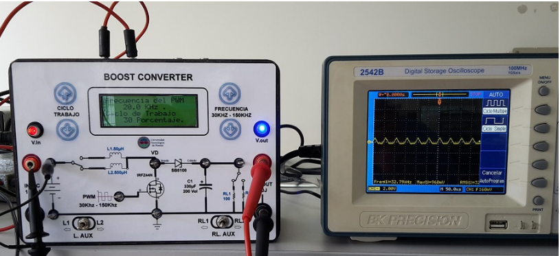 M&oacute;dulo modo de operaci&oacute;n discontinuo (pr&aacute;ctico).