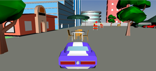 Pista desarrollada con el Toolbox de Matlab V-Realm Builder.