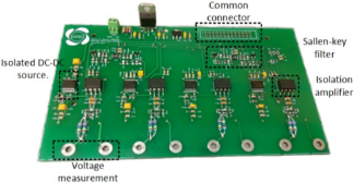 Voltage measurement PCB.