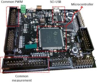 PCB for microcontroller TMS320F28335.