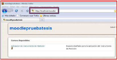 Moodle en localhost