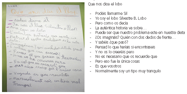 Lista de expresiones dirigidas al lector
