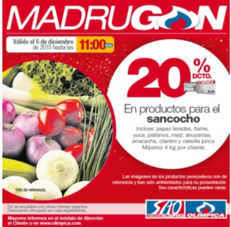 Anuncio impreso tomado de El Heraldo, diciembre 14 de 2015, p2