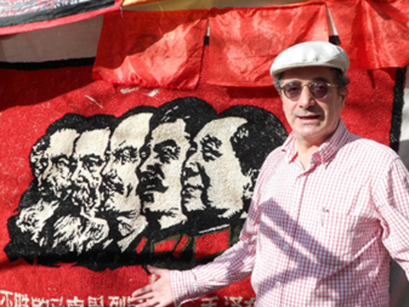 Jairo Escobar en San Telmo, Buenos Aires, 2014.