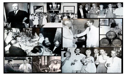 Bar Havana Club. Reuniones políticas, de negocios, con científicos y artistas (1950-1956) y fotogramas de Big boodle y Our man in Havana (1957, 1958)