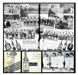 Reportaje de las regatas nacionales y anuncios asociándolas a bebidas de JASA (1935) e Iturrioz en el Cottage Habana Club de Varadero con remeros de la empresa (1956)