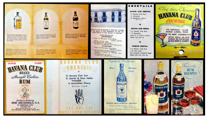 Catálogos y recetarios de JASA, Havana Club y sus cócteles, 1935-1945