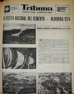 Portada del Suplemento Especial del diario Tribuna