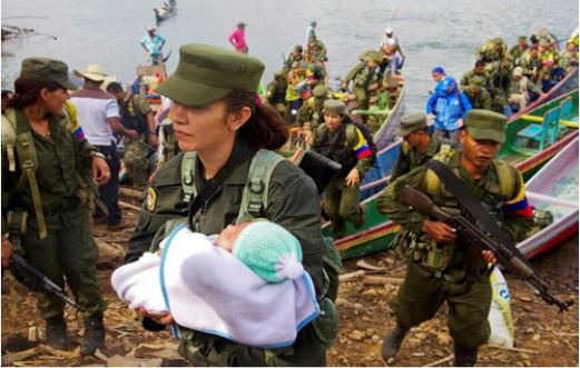 La última marcha de las FARC.