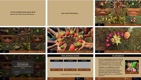 Pantallas de la App m&oacute;vil.