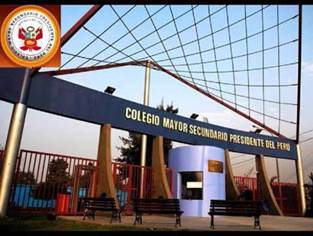 Puerta de ingreso del Colegio Mayor Secundario Presidente del Perú