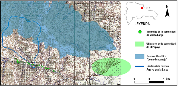 Ubicación del área de estudio