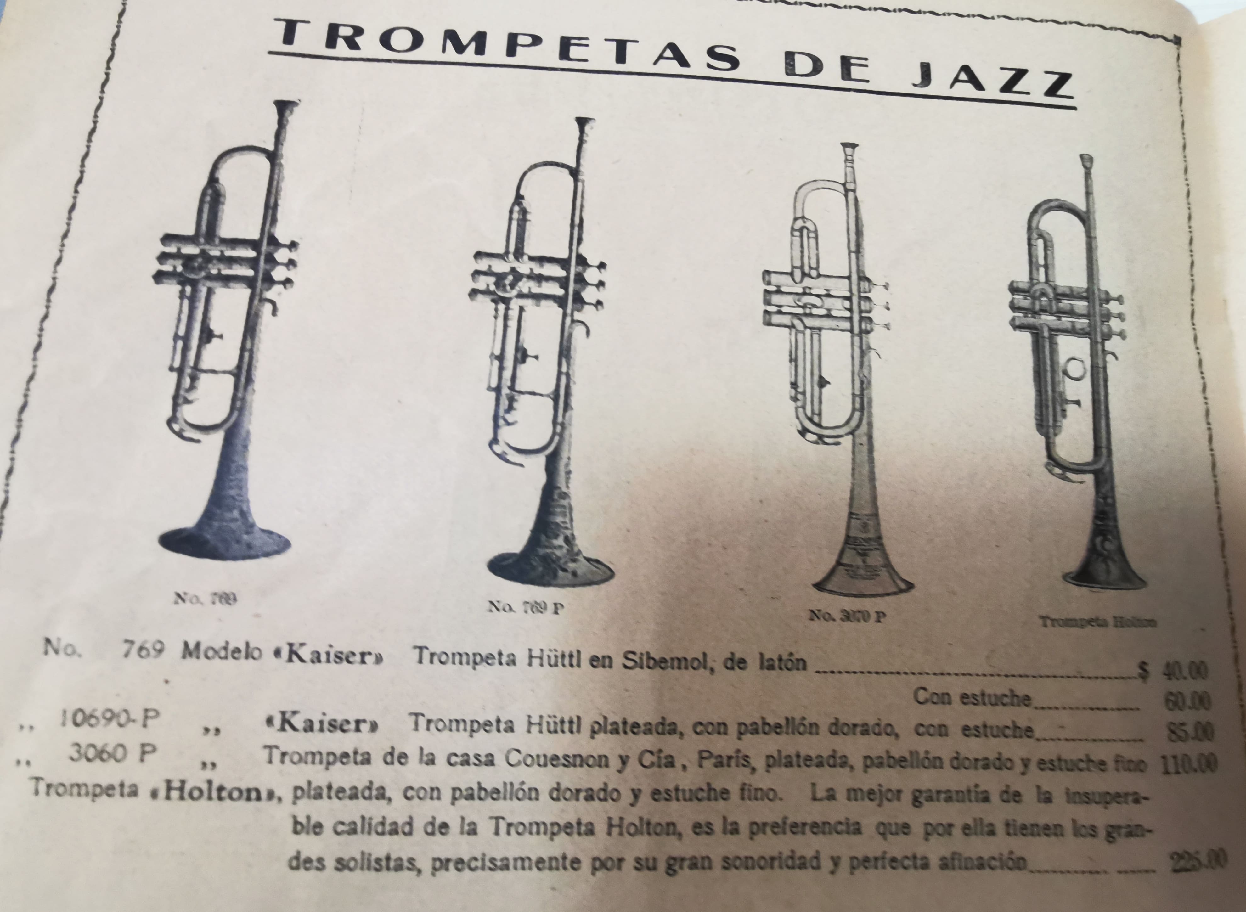 Catálogo de instrumentos Wagner y Levien (1910)