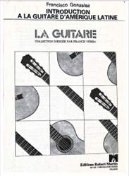 Portada y relacin de los ritmos presentados por Francisco Gonzlez en su  libro Introduccin  la guitare d’Amrique Latine.