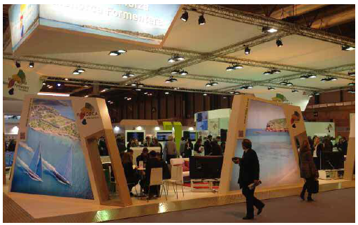 El stand de las
Islas Baleares