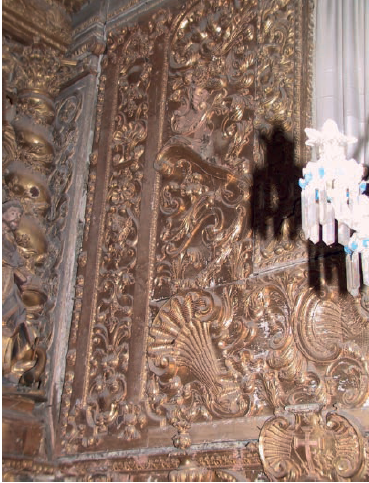 Amarante. Retábulo-mor da igreja do convento de S. Gonçalo. Ilhargas da capela-mor da igreja de S. Domingos