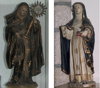 Santa Clara e Santa Rosa Lima