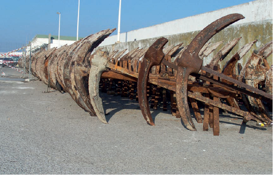 Anclas de almadraba.