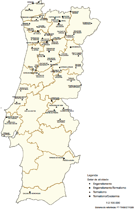Nascentes em Portugal Continental