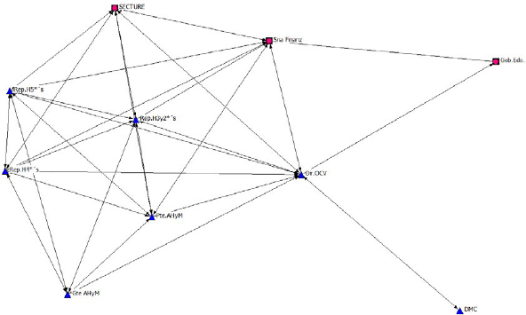 La toma de decisiones como atributo de los actores de la red 