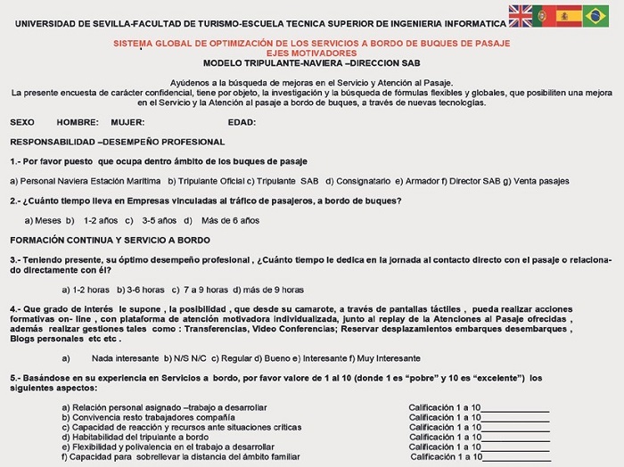 Modelo de encuesta (anverso)