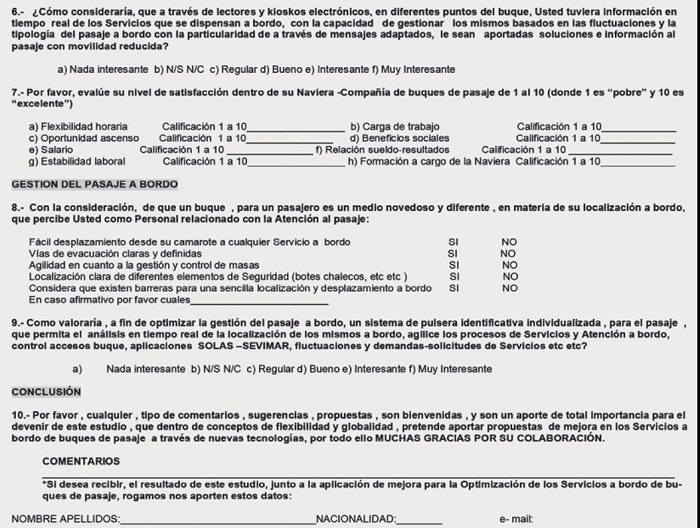 Modelo de encuesta de elaboraci&oacute;n propia (reverso)