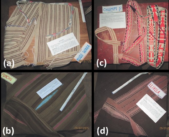 Prendas de  vestir tradicional del poblador huamburquino, una comunidad rural del departamento de Apur&iacute;mac &ndash; Per&uacute;.