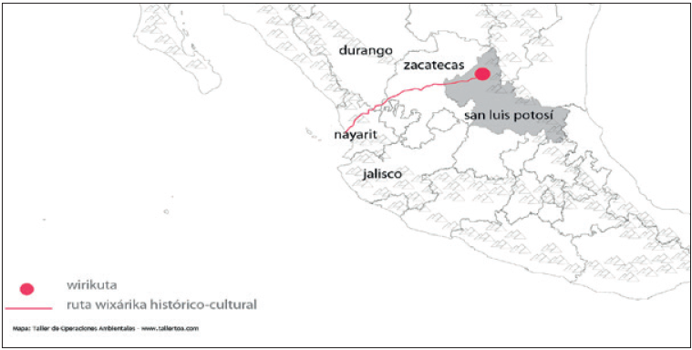 Location Wixarika Communities