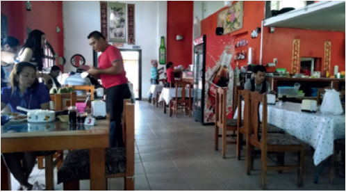 Restaurante de comida asiática Fu-Lin.