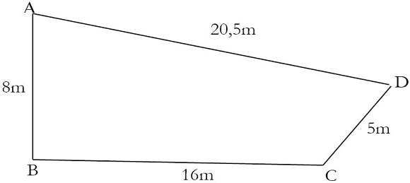 Esbo&ccedil;o do terreno