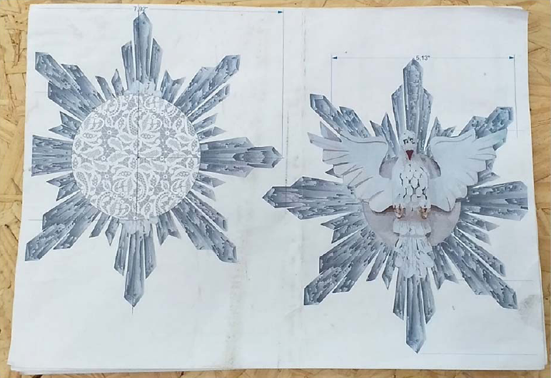 Projeto de elemento do carro abre-alas da Protegidos