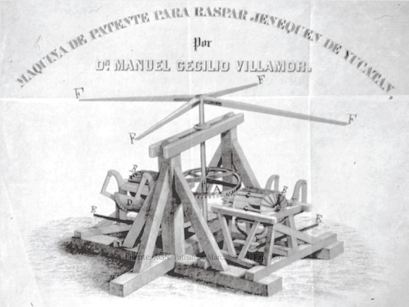 Máquina desfibradora de Manuel Cecilio Villamor