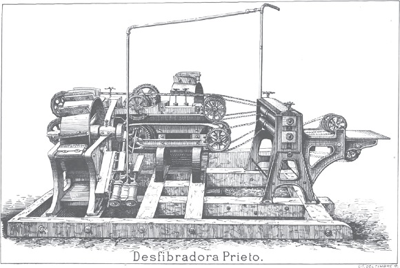 Desfibradora Eureka sin con conductores automáticos