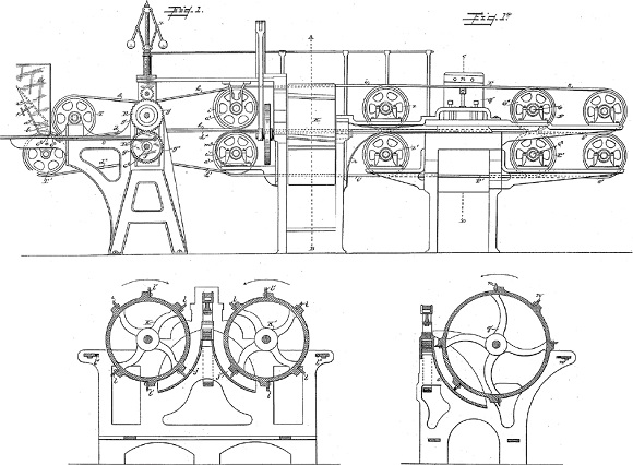 Primer modelo de la desfibradora Vencedora