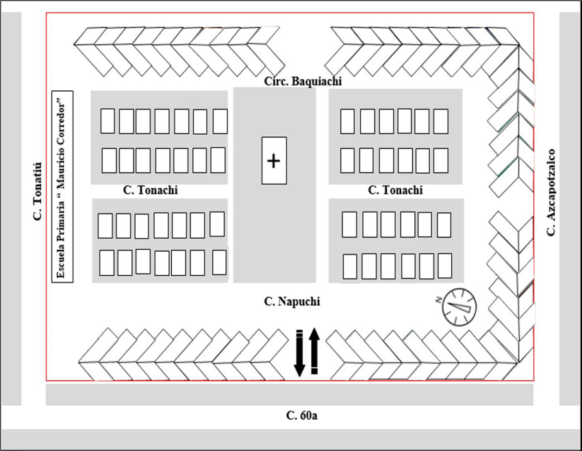 Plano de la colonia Rayénali