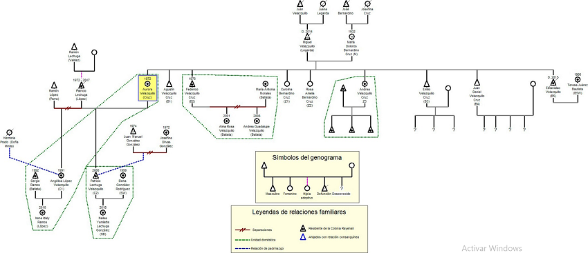 Genealogía 2, Aurora Velazquillo Cruz