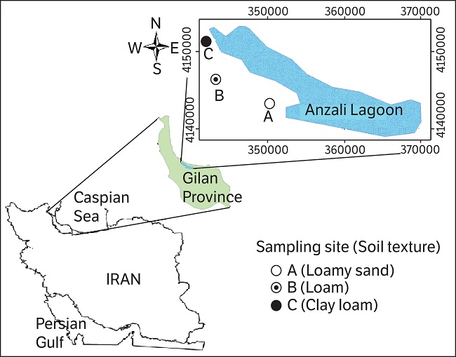 Location map of the study area