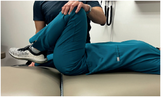 Gaenslen Test. Lateral View