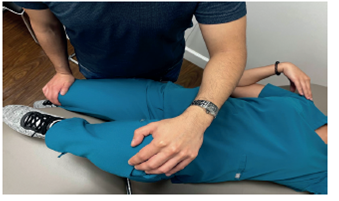 Gaenslen Test. Superior View